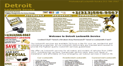 Desktop Screenshot of 24hourlocksmithdetroit.com